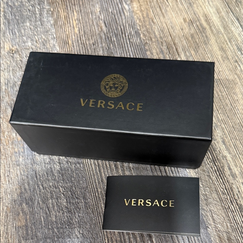 Versace Black Box with Gold Logo